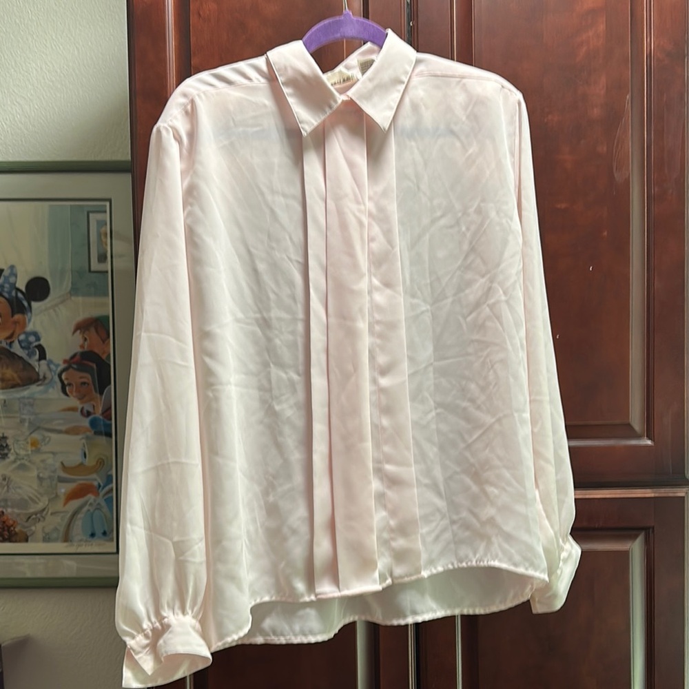 Classic Pink Women’s Long Sleeve Shirt Size 18